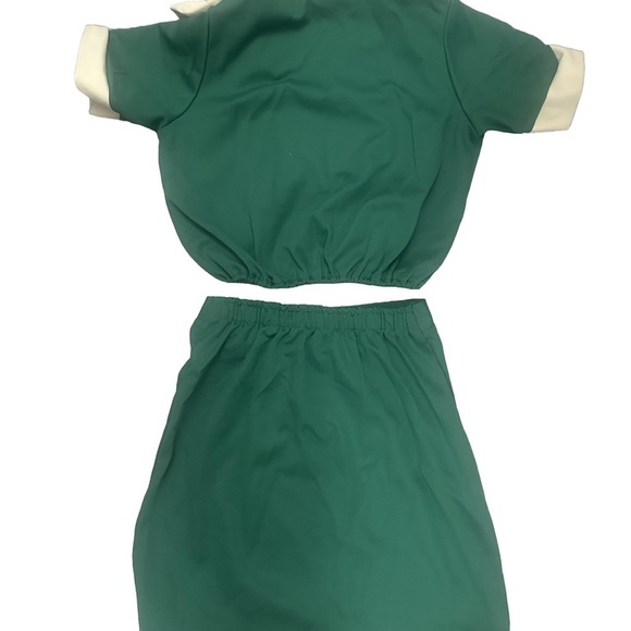 Vintage Disney Pluto Perma-Prest 2 Piece Skirt Set Girls Size 10 Sears 1970s USA - Picture 2 of 8